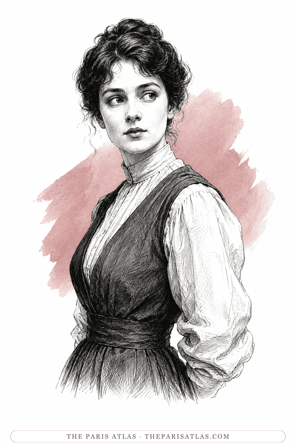Illustrated portrait of Margaret Dauncey