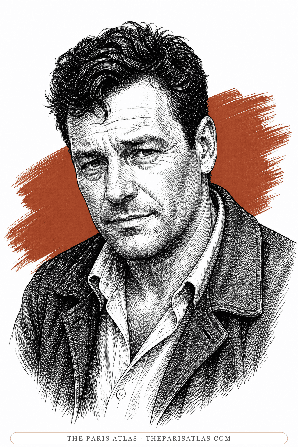 Illustrated portrait of Lewis Brogan