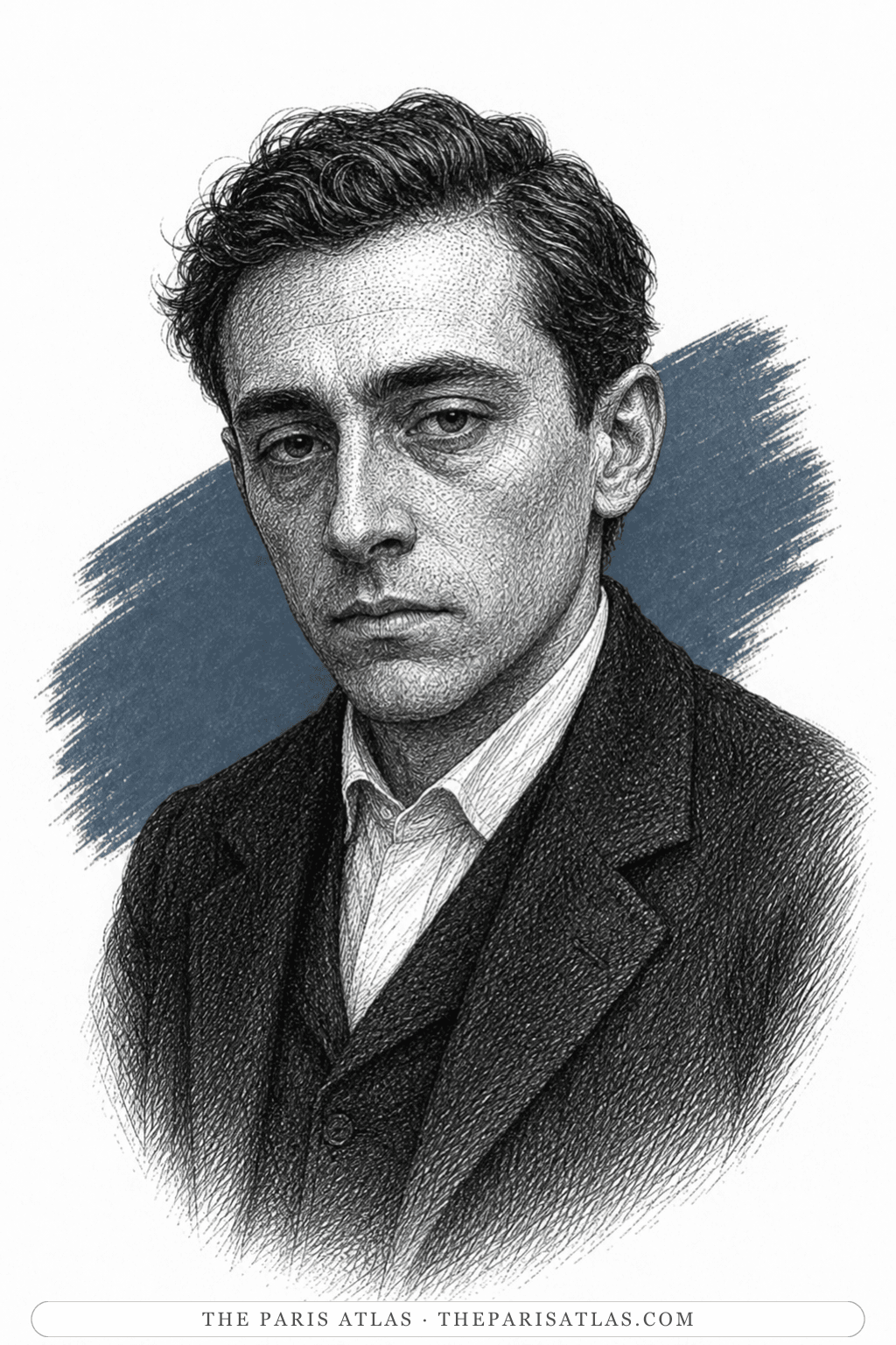 Illustrated portrait of Gregor Samsa