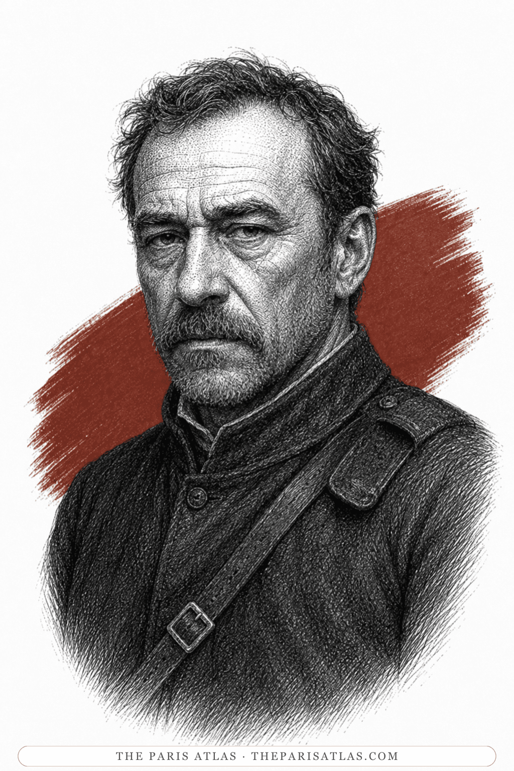 Illustrated portrait of Mr. Samsa