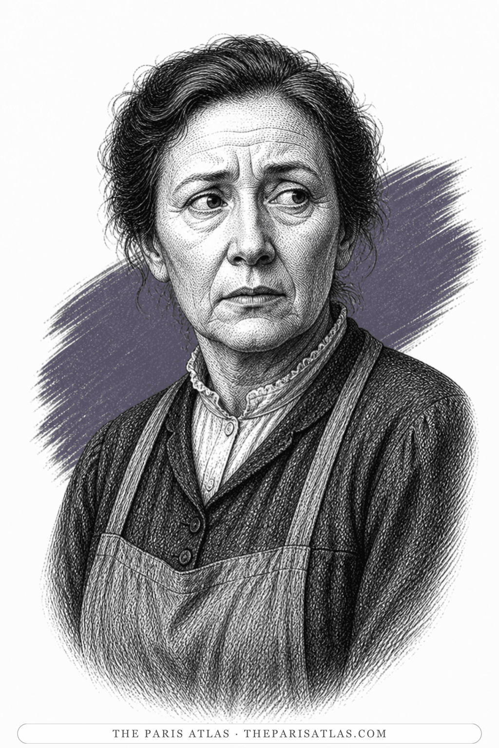 Illustrated portrait of Mrs. Samsa