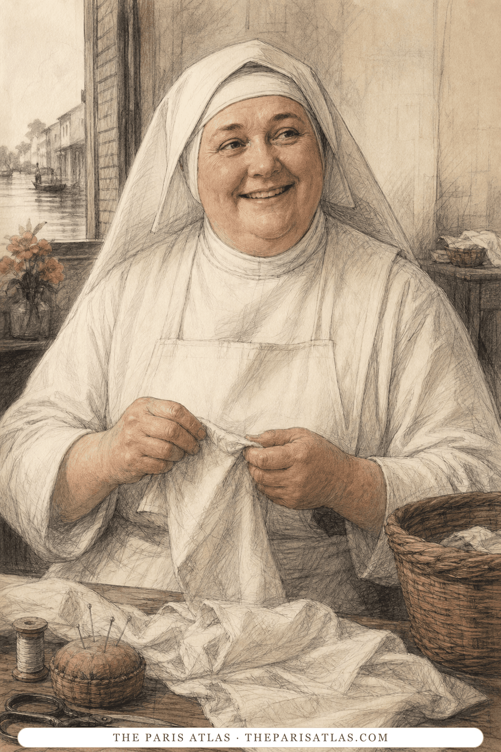 Illustrated portrait of Sister St. Joseph
