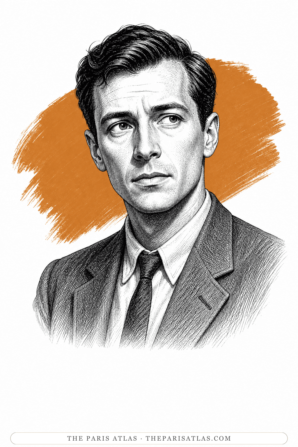 Illustrated portrait of Raymond Rambert