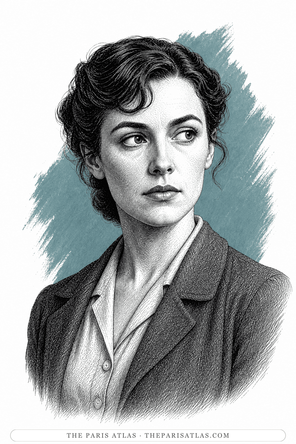 Illustrated portrait of Cora Papadakis
