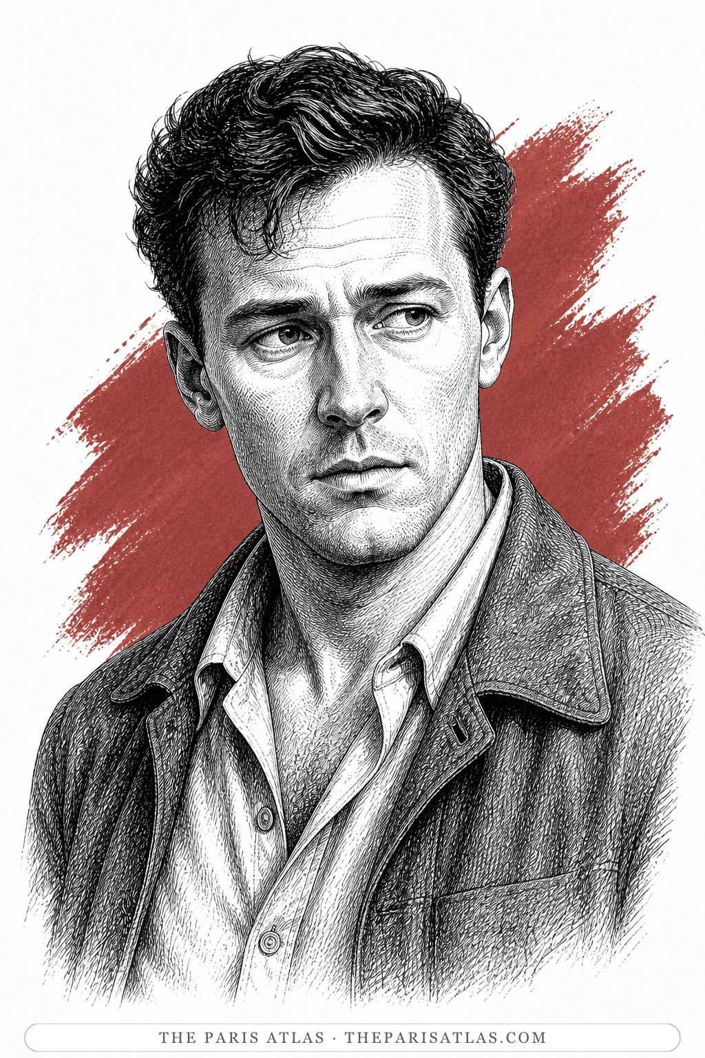 Illustrated portrait of Frank Chambers