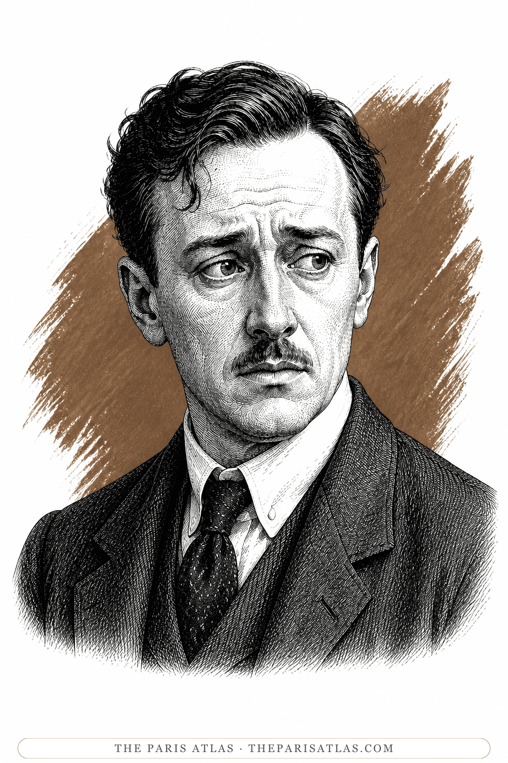 Illustrated portrait of Kennedy