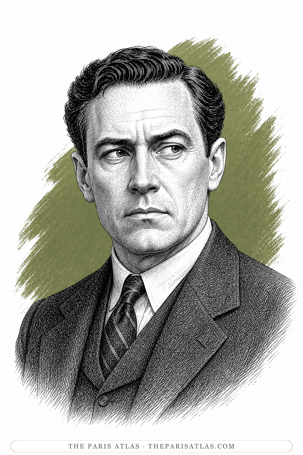 Illustrated portrait of Kyle Sackett