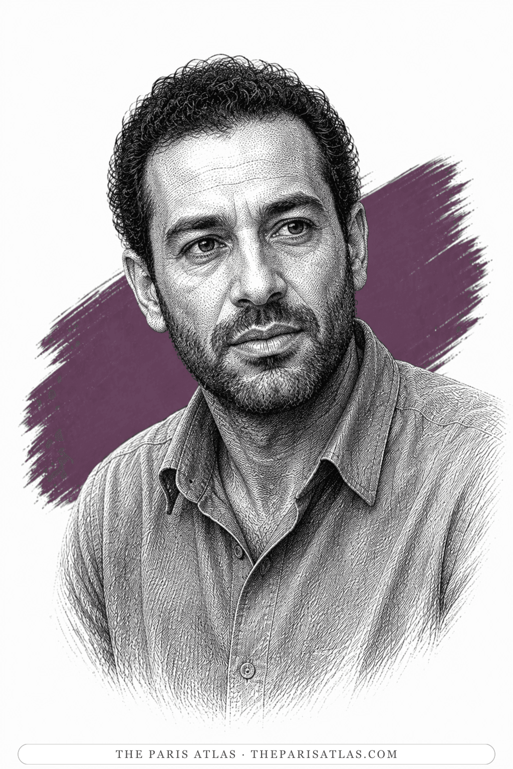 Illustrated portrait of Nagy