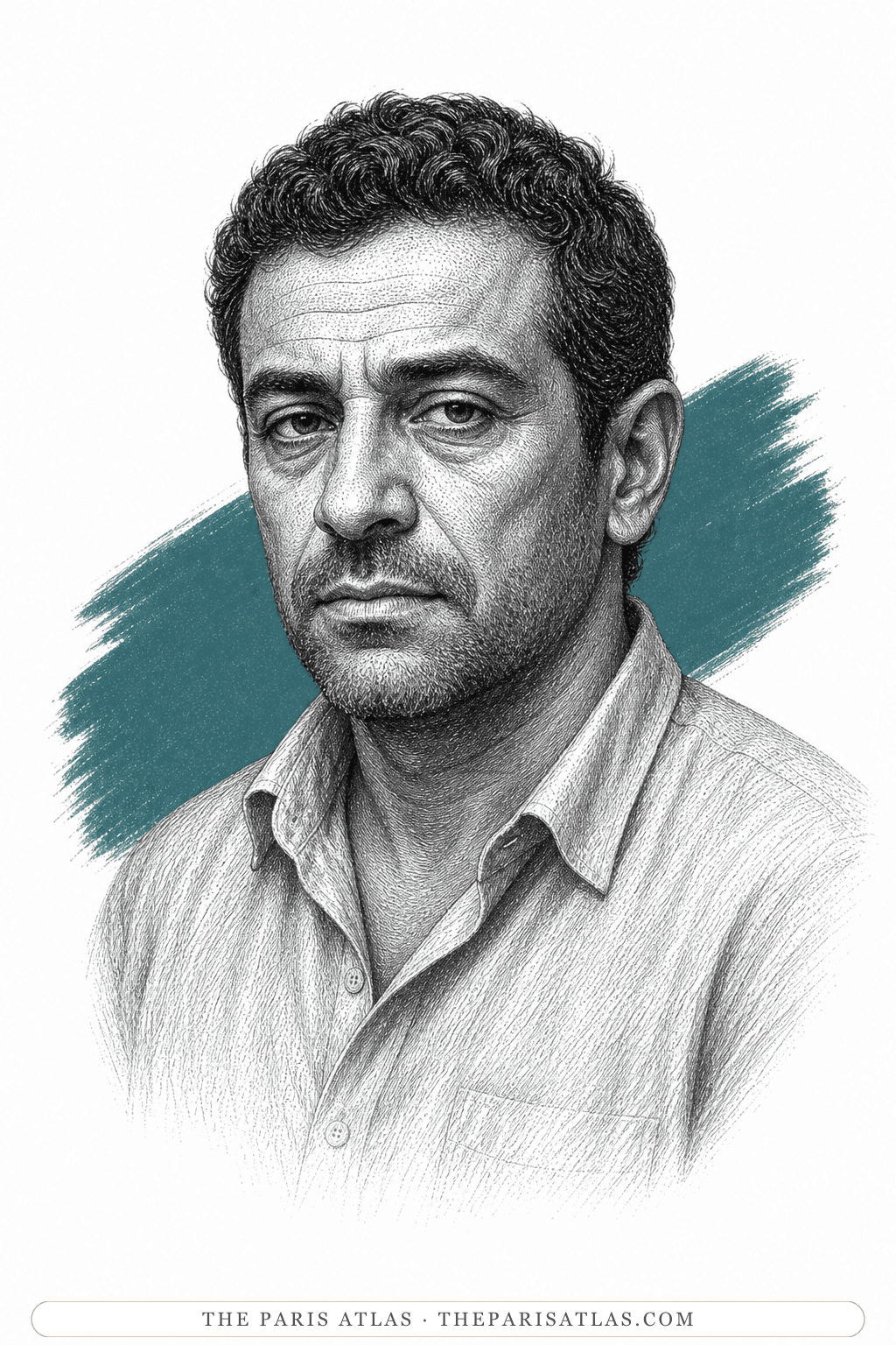 Illustrated portrait of Yehya Gad el-Rab Saeed