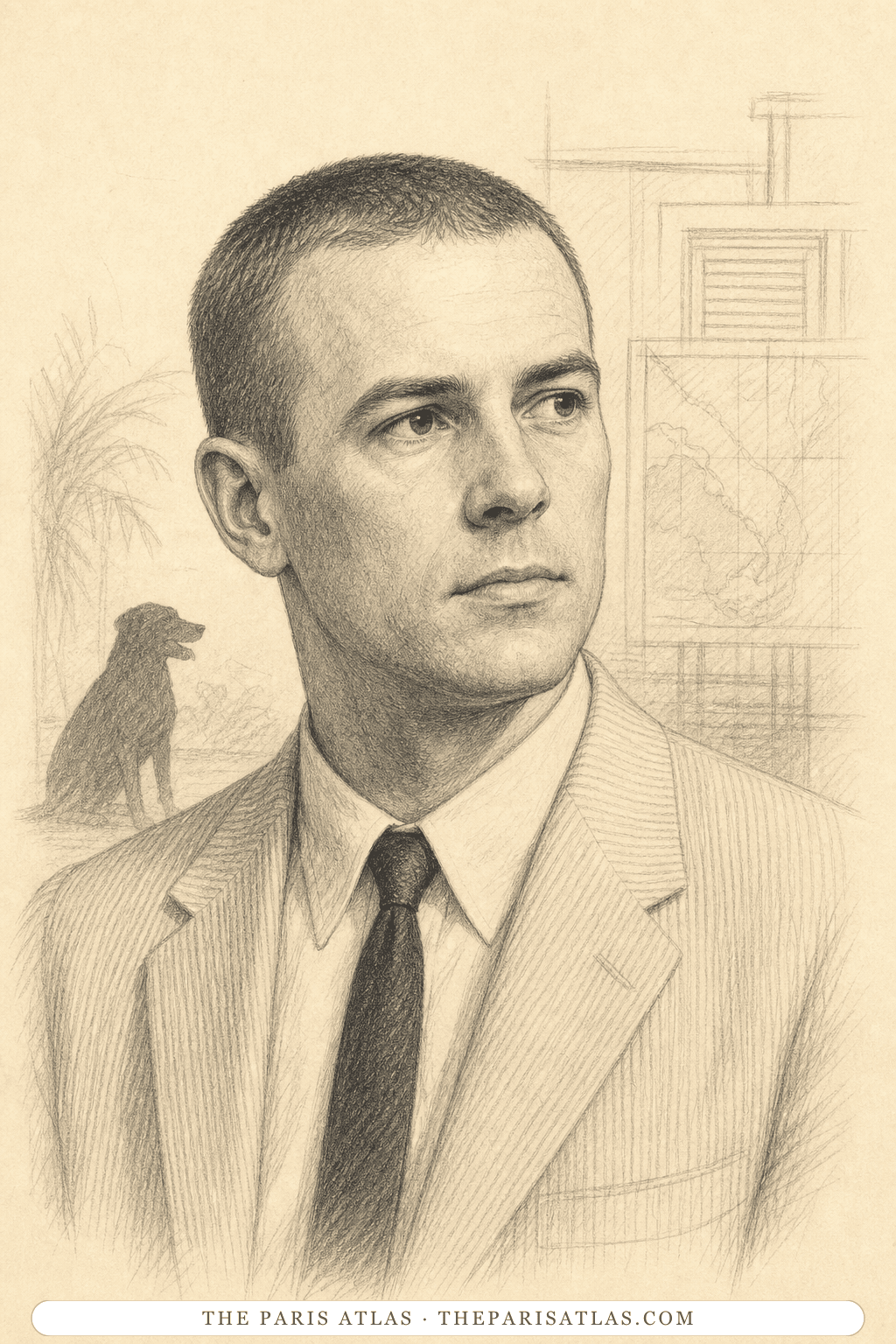 Illustrated portrait of Alden Pyle