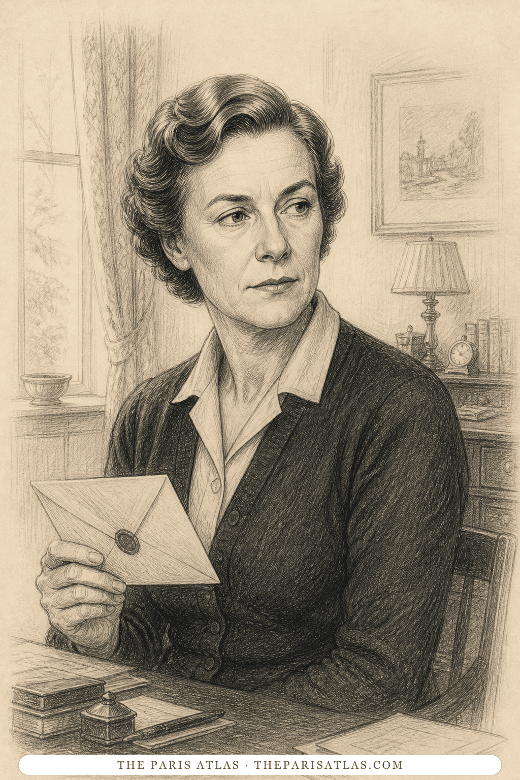 Illustrated portrait of Helen Fowler