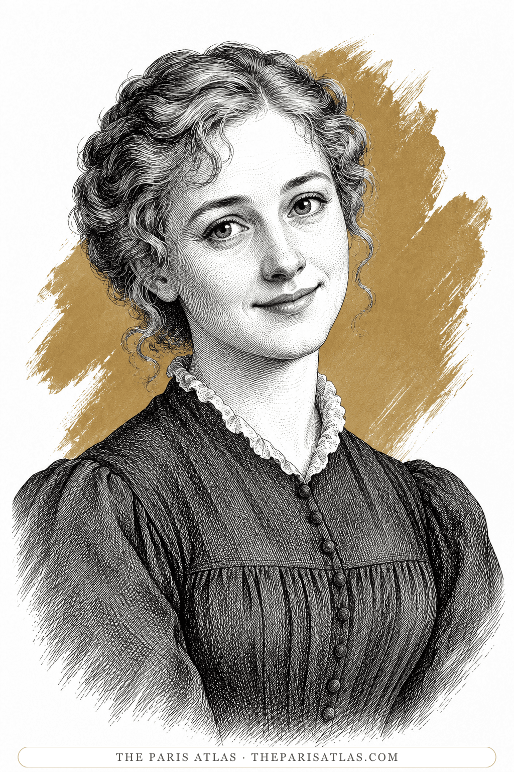 Illustrated portrait of Eulalie