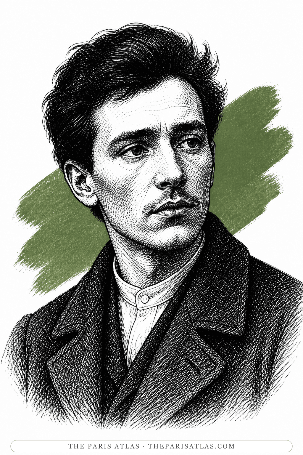 Illustrated portrait of Ivan Kaliayev