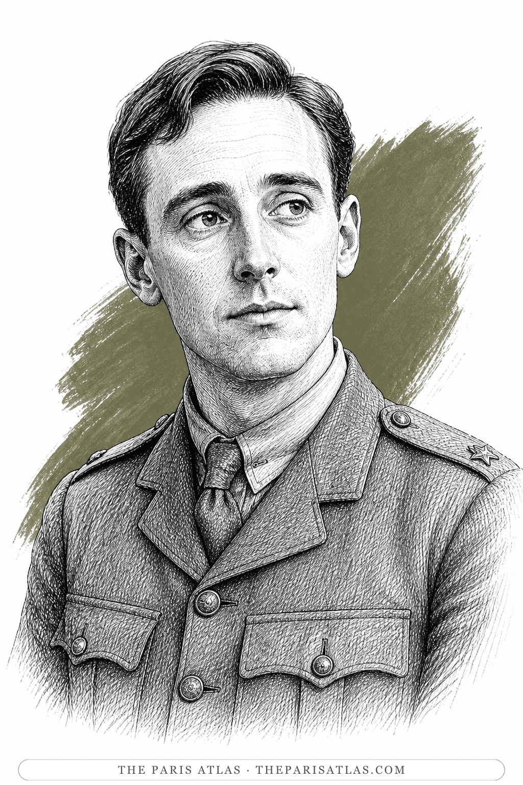 Illustrated portrait of Captain Chris Baldry