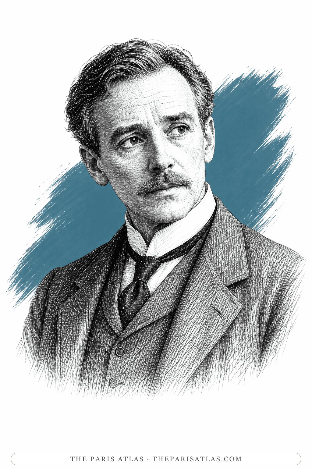 Illustrated portrait of Dr Anderson