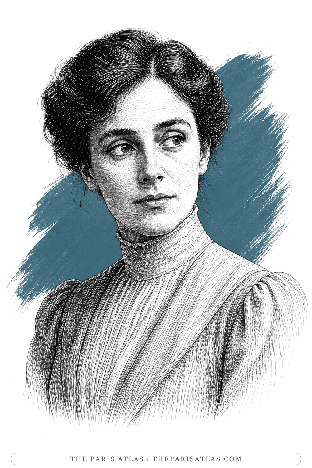 Illustrated portrait of Jenny Baldry