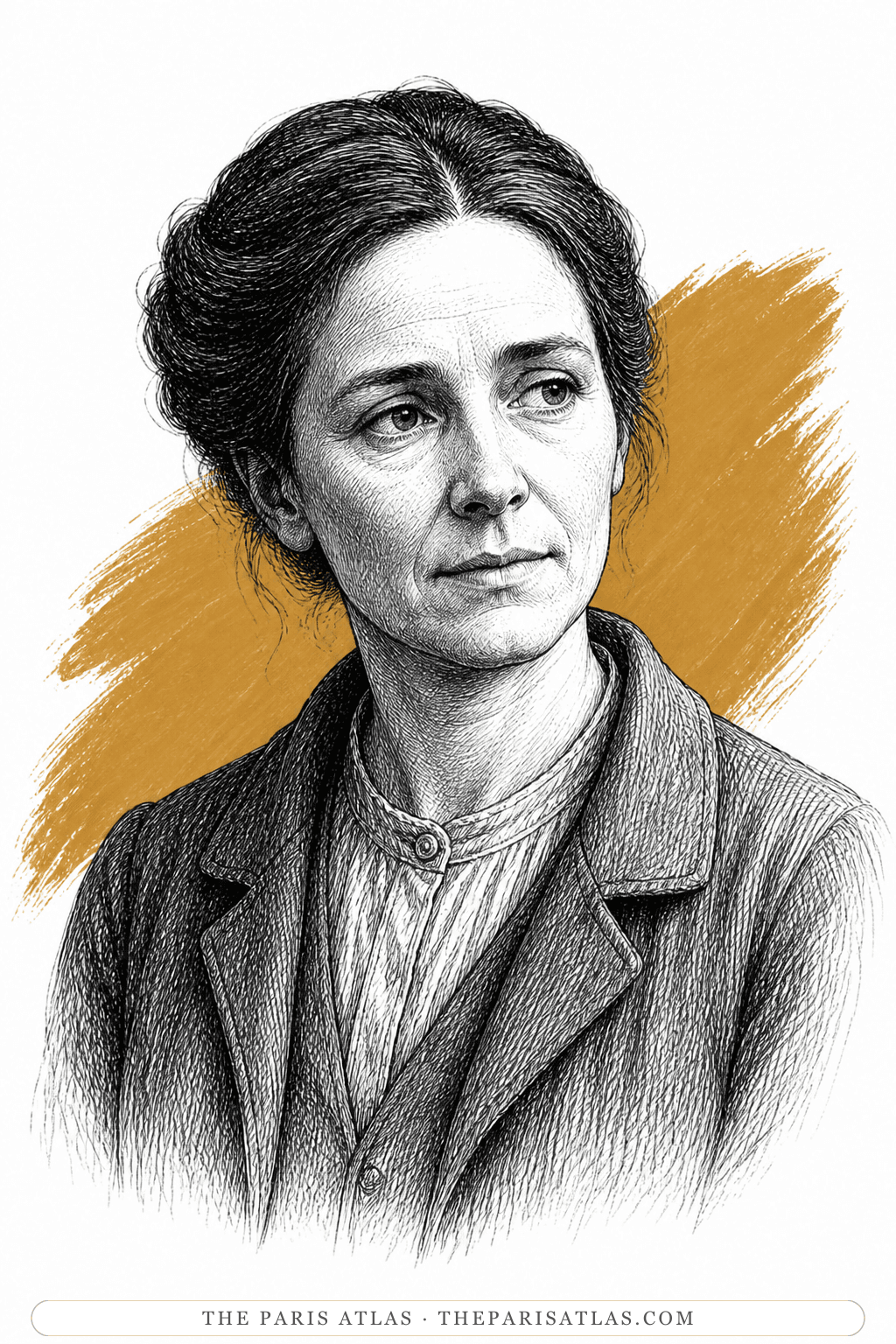 Illustrated portrait of Margaret Grey