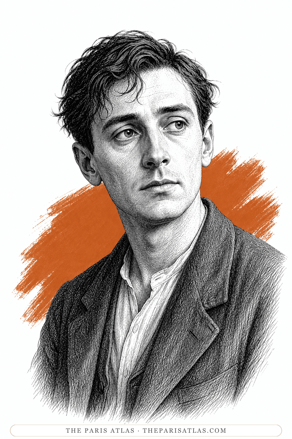 Illustrated portrait of Ernst Birkholz