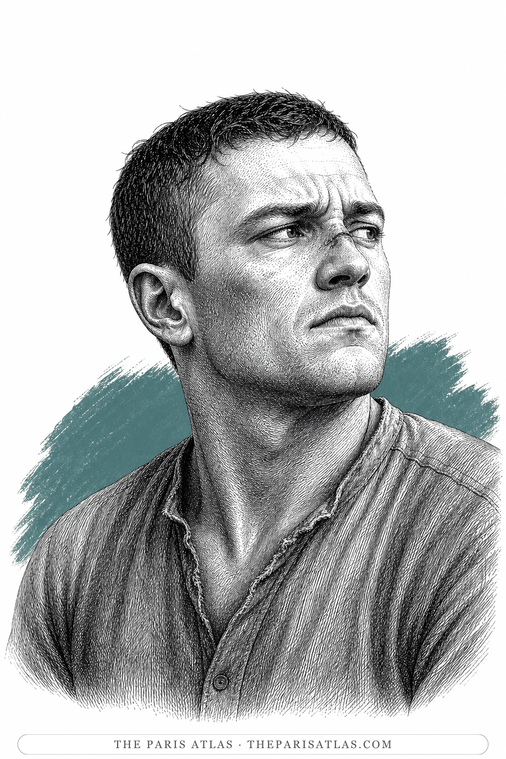 Illustrated portrait of Ferdinand Kosole