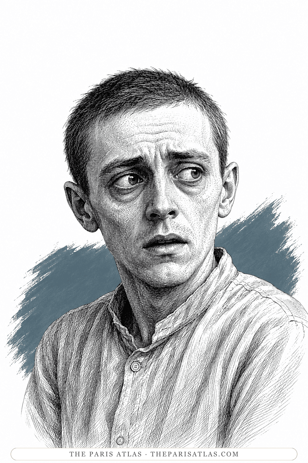 Illustrated portrait of Gerhard Giesecke