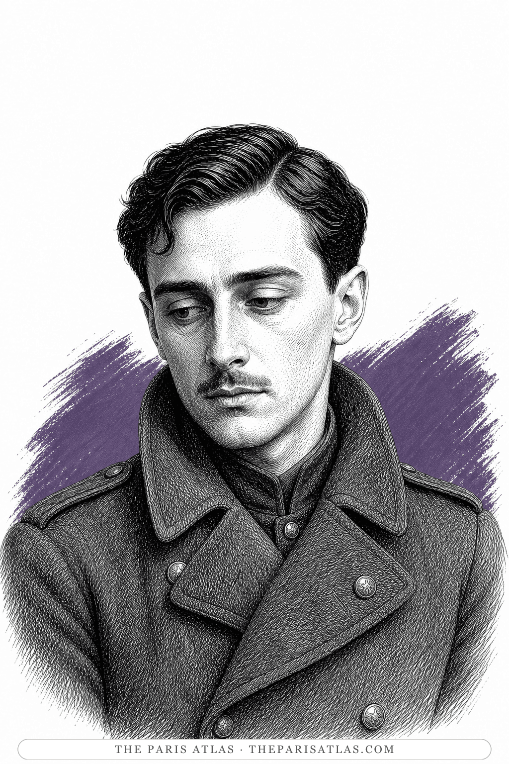 Illustrated portrait of Ludwig Breyer
