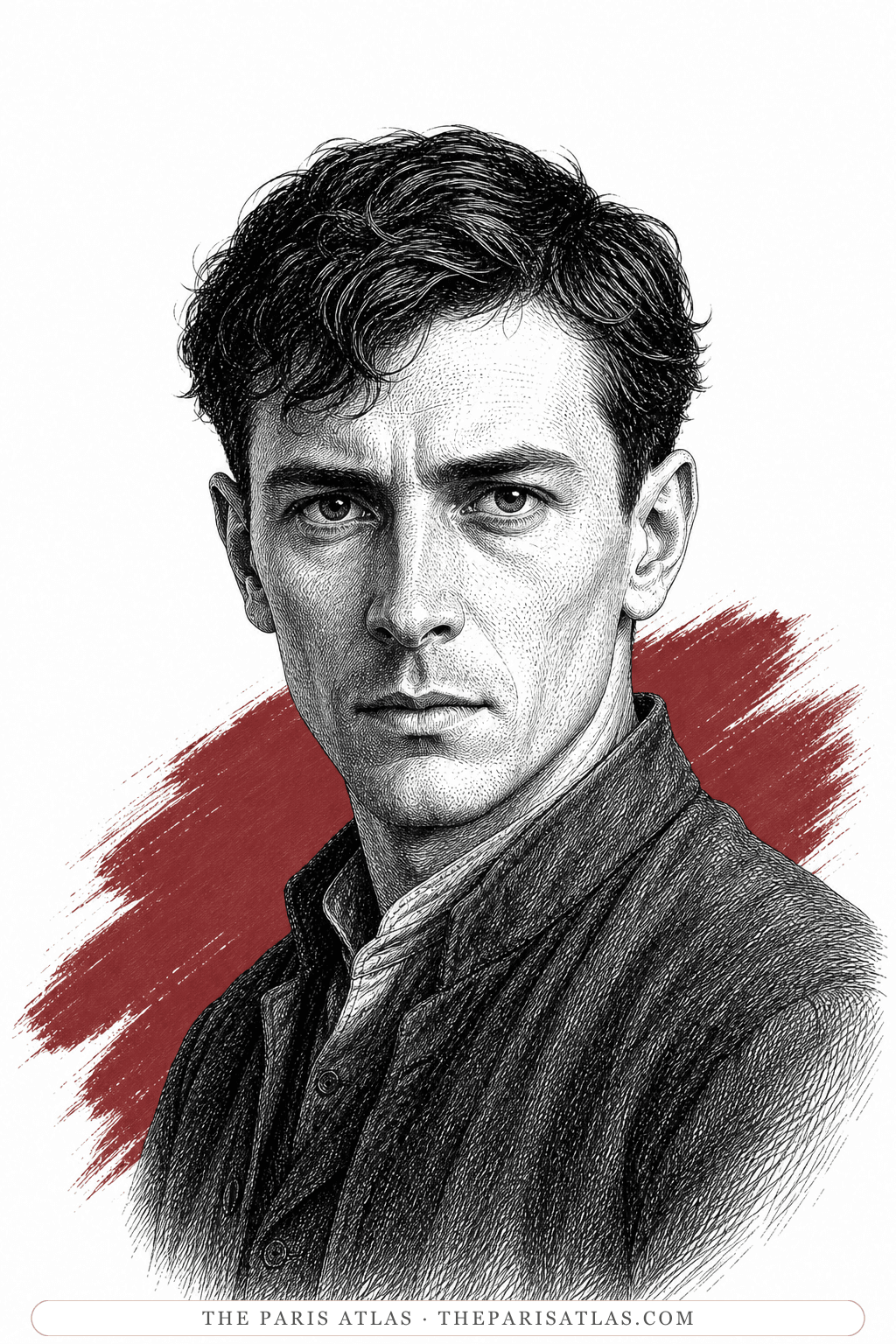 Illustrated portrait of Max Weil