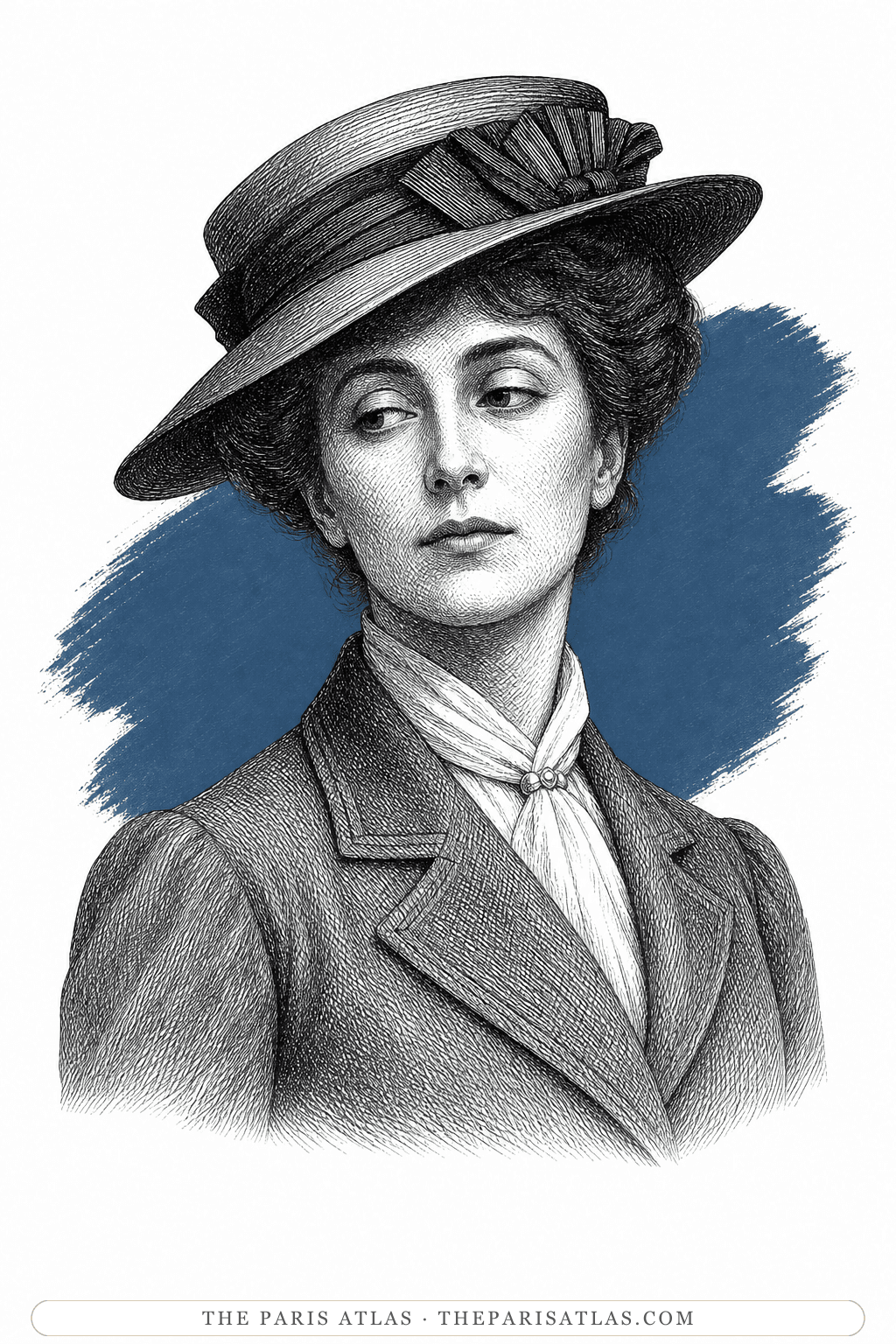 Illustrated portrait of Renée Néré