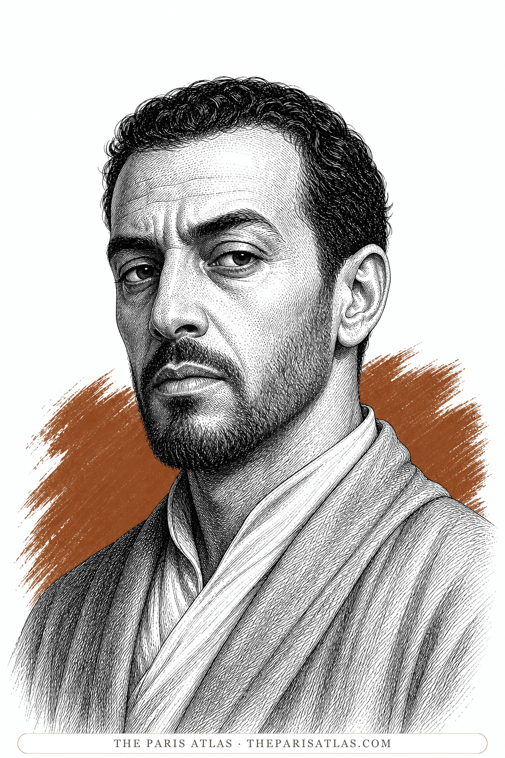 Illustrated portrait of Belqassim