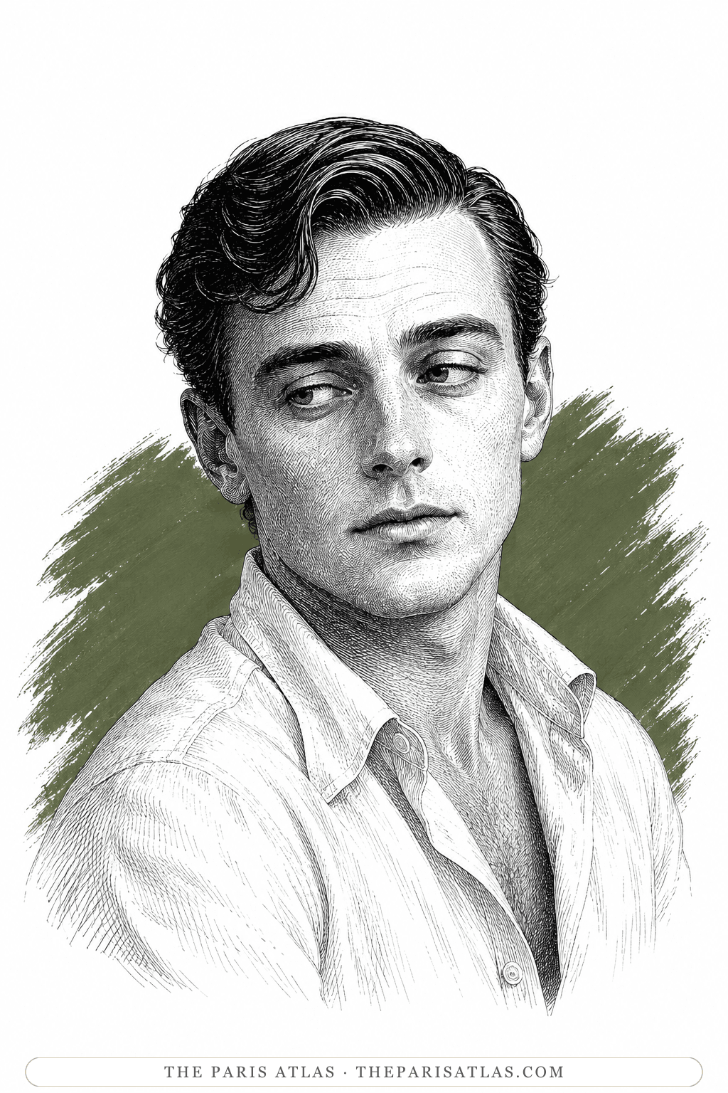 Illustrated portrait of Eric Lyle