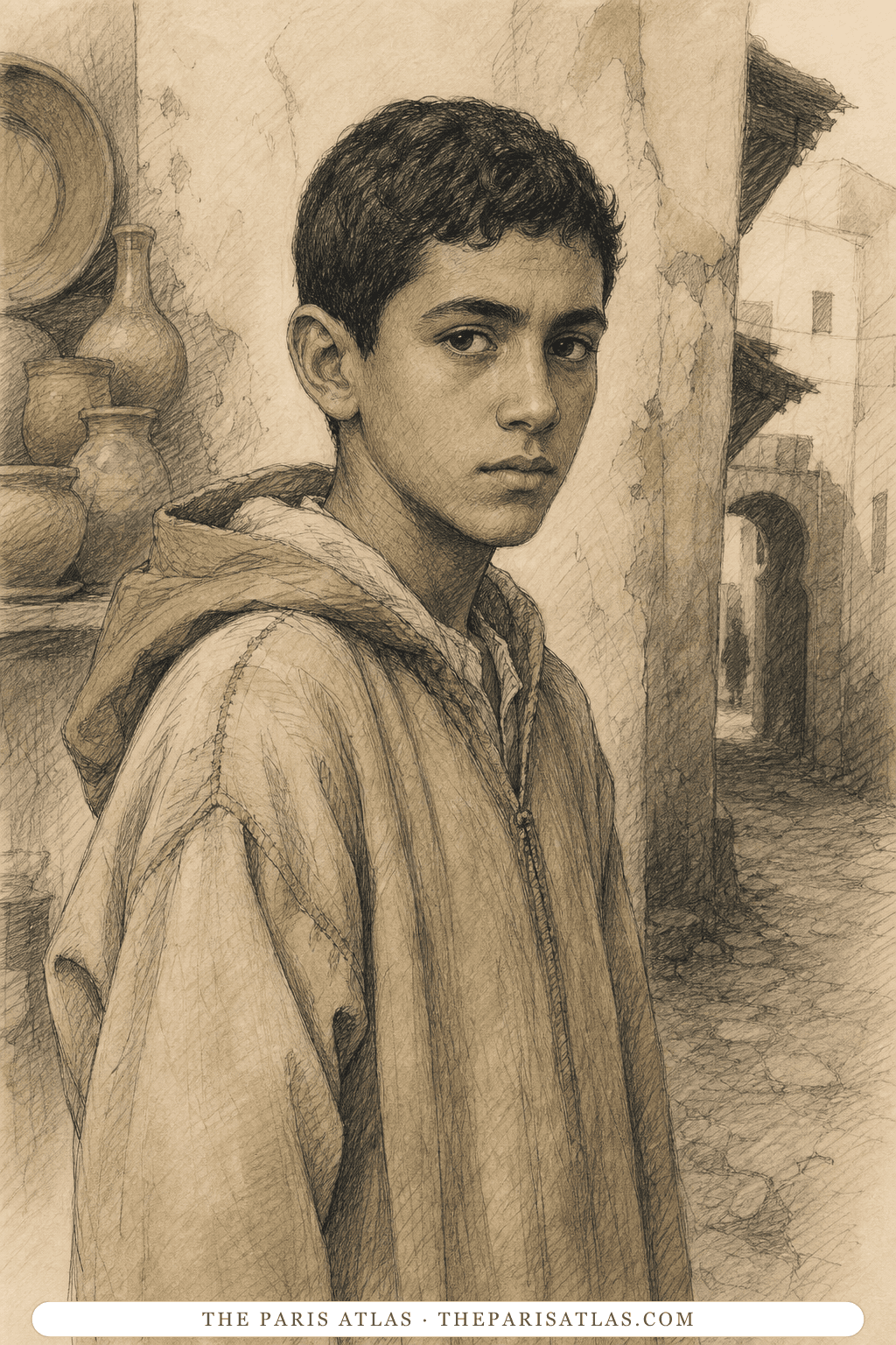 Illustrated portrait of Amar