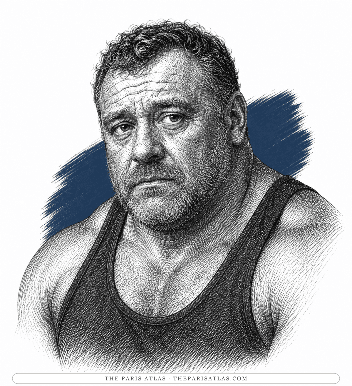 Illustrated portrait of Bill