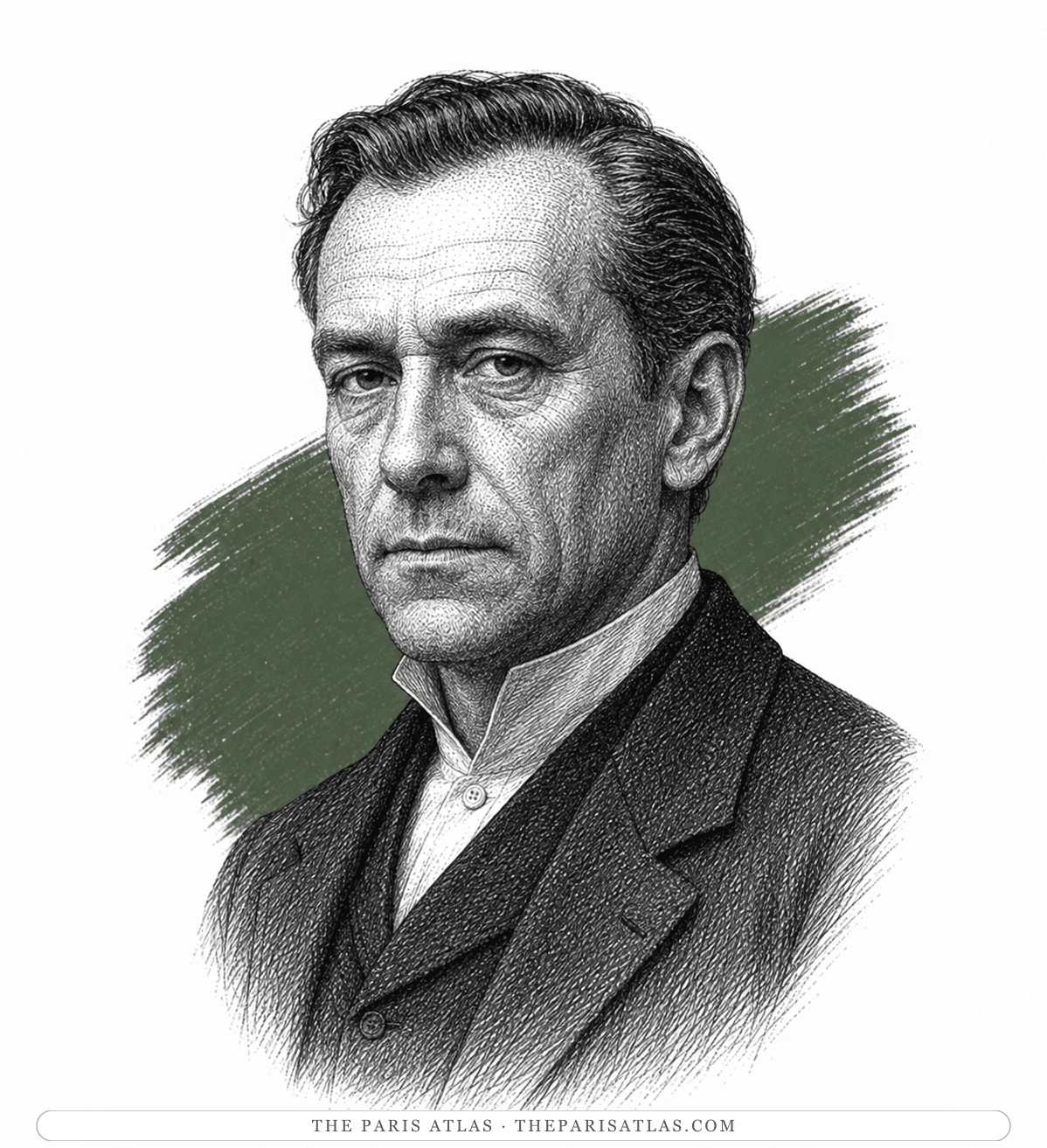Illustrated portrait of Lewis