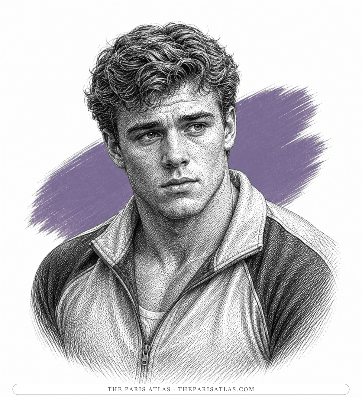 Illustrated portrait of Phil