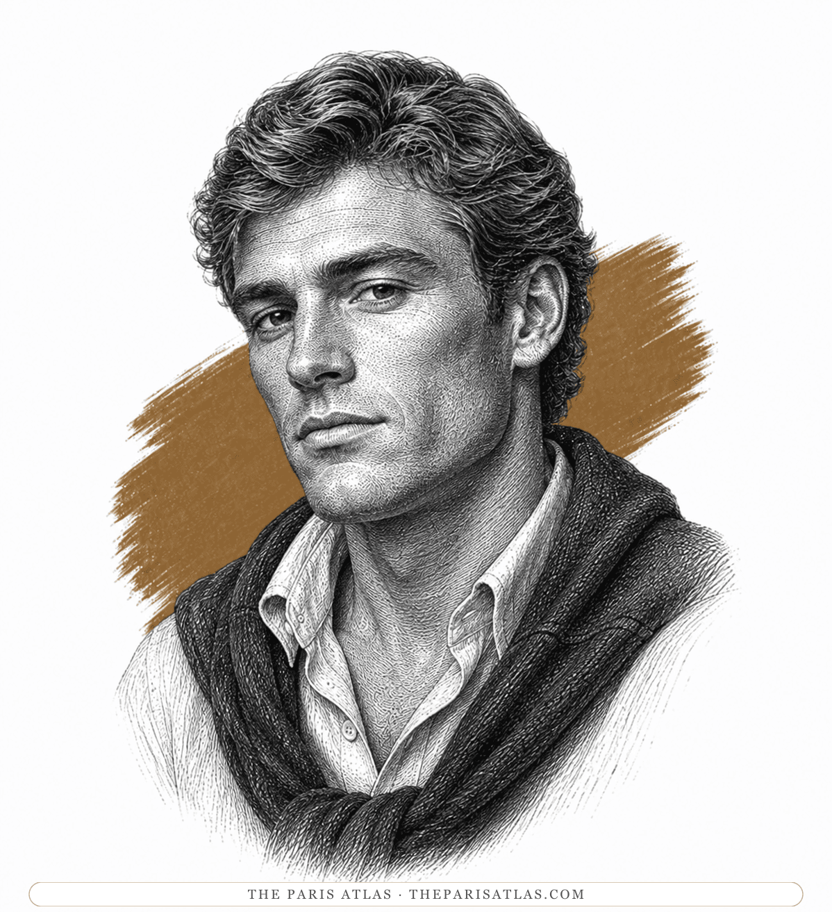 Illustrated portrait of William “Will” Beckwith