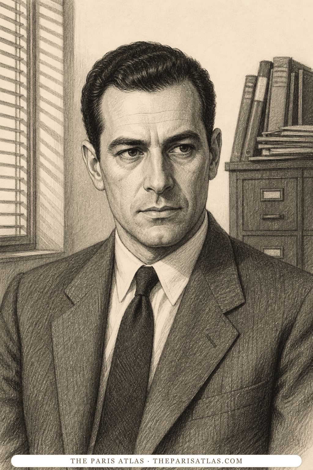 Illustrated portrait of Tenente Roverini
