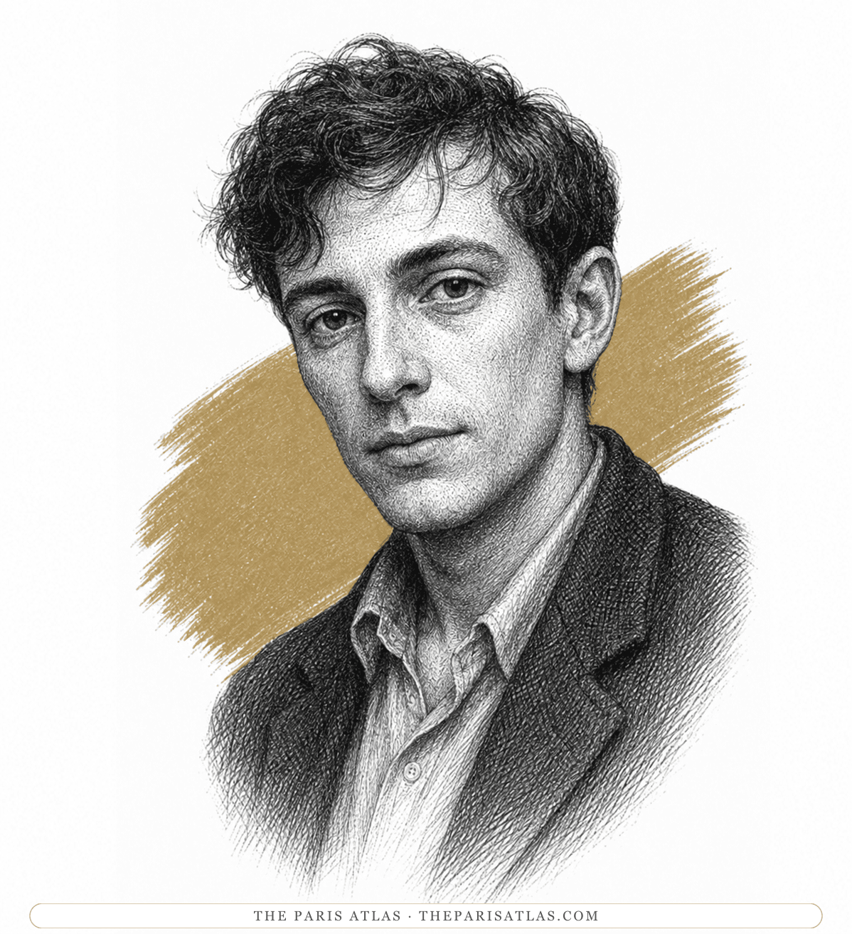 Illustrated portrait of Lucien