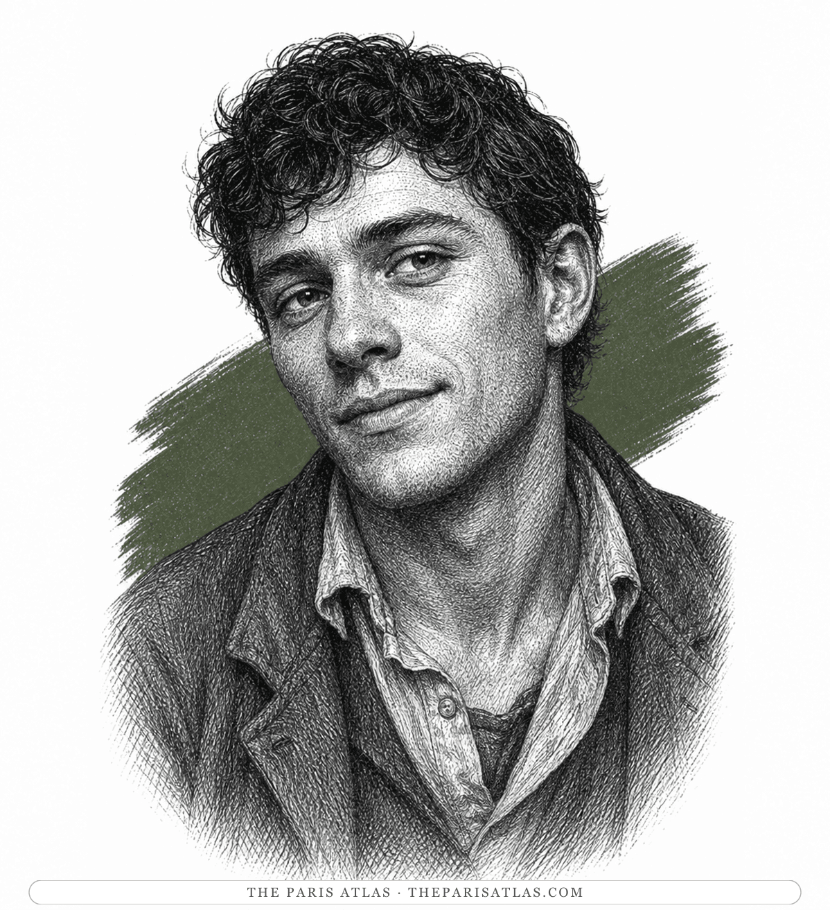 Illustrated portrait of Robert