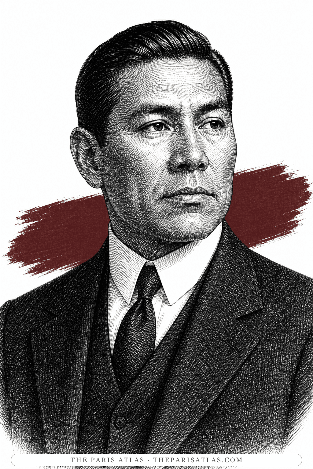 Illustrated portrait of Red Dog