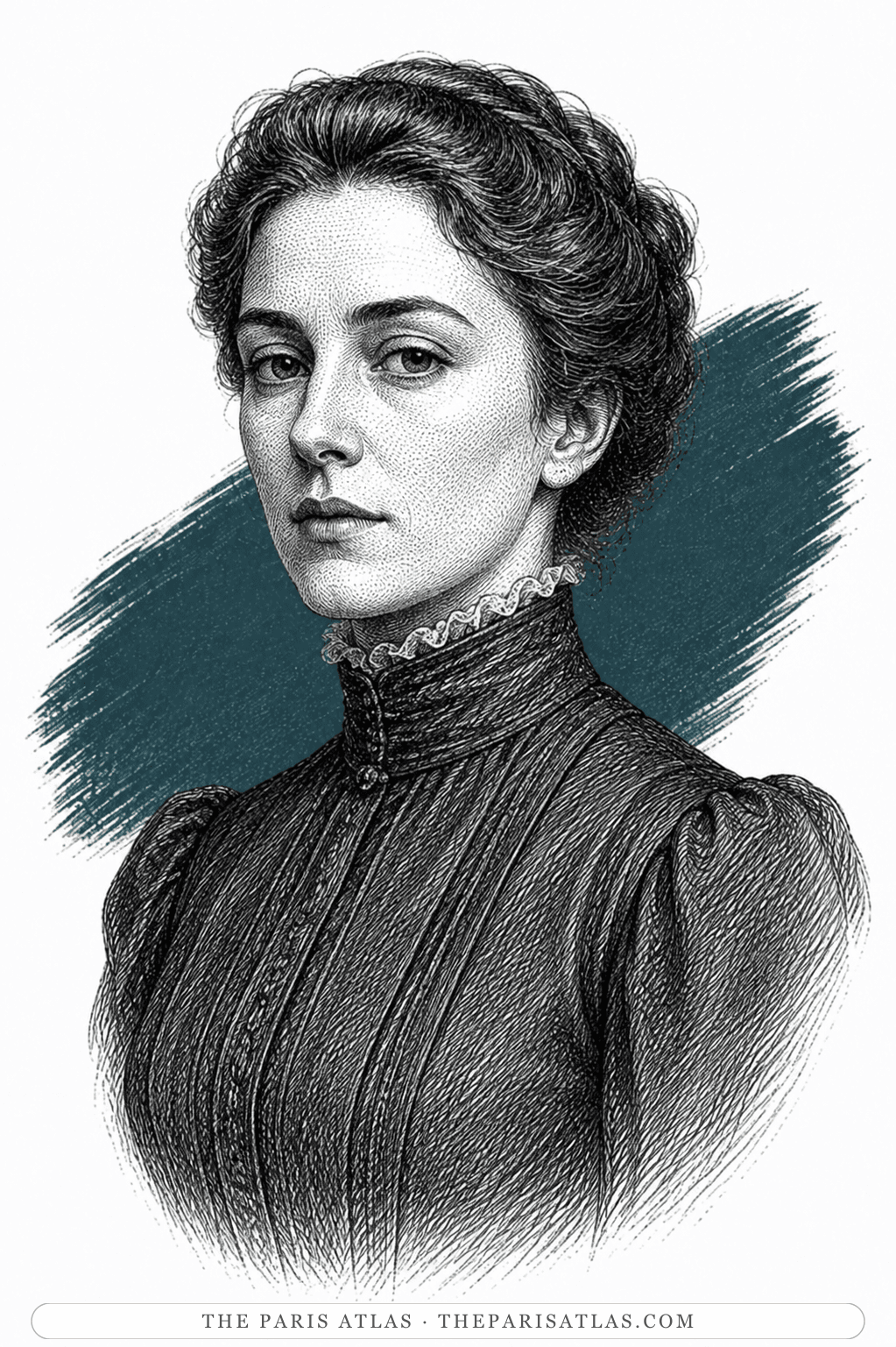 Illustrated portrait of Fräulein Montag