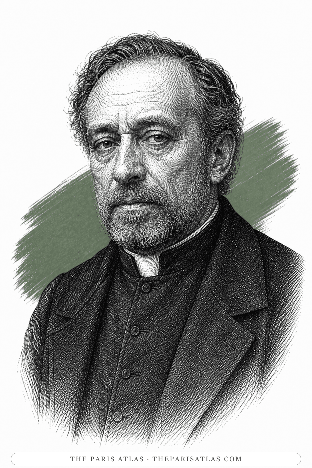 Illustrated portrait of The Prison Chaplain