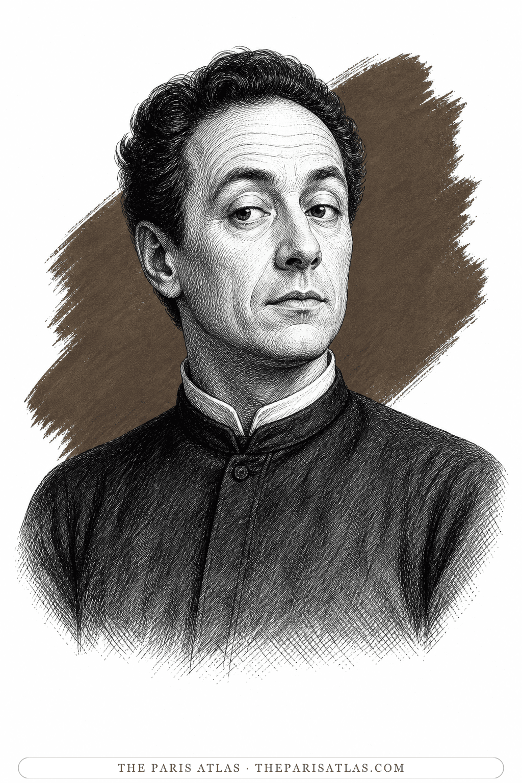 Illustrated portrait of Brague