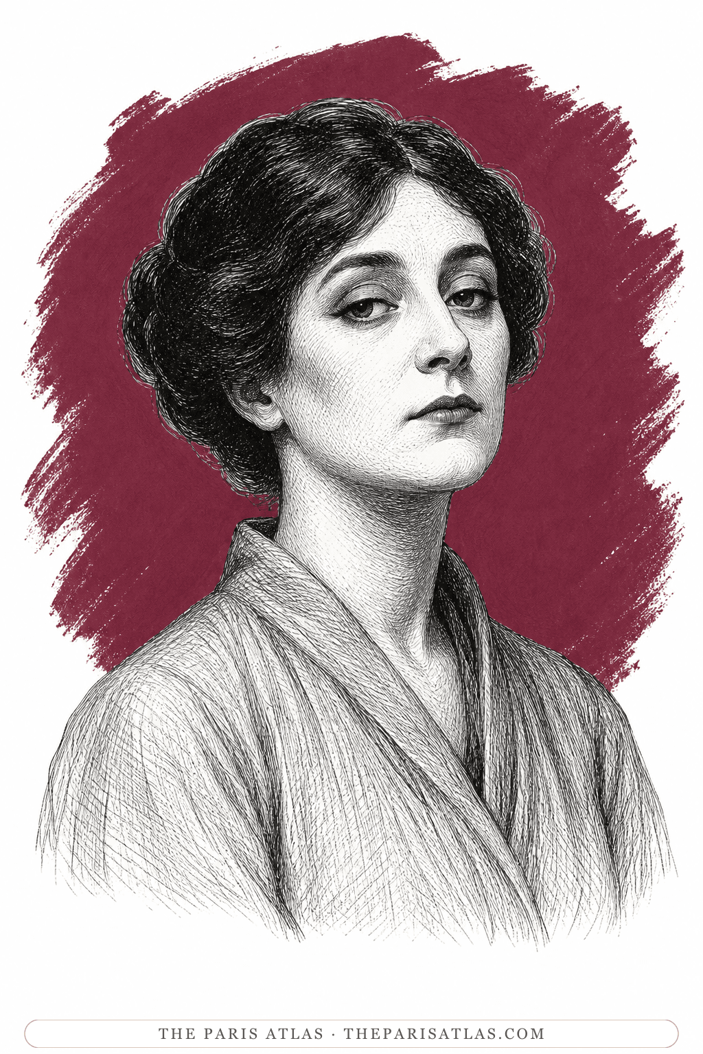 Illustrated portrait of Renée Néré