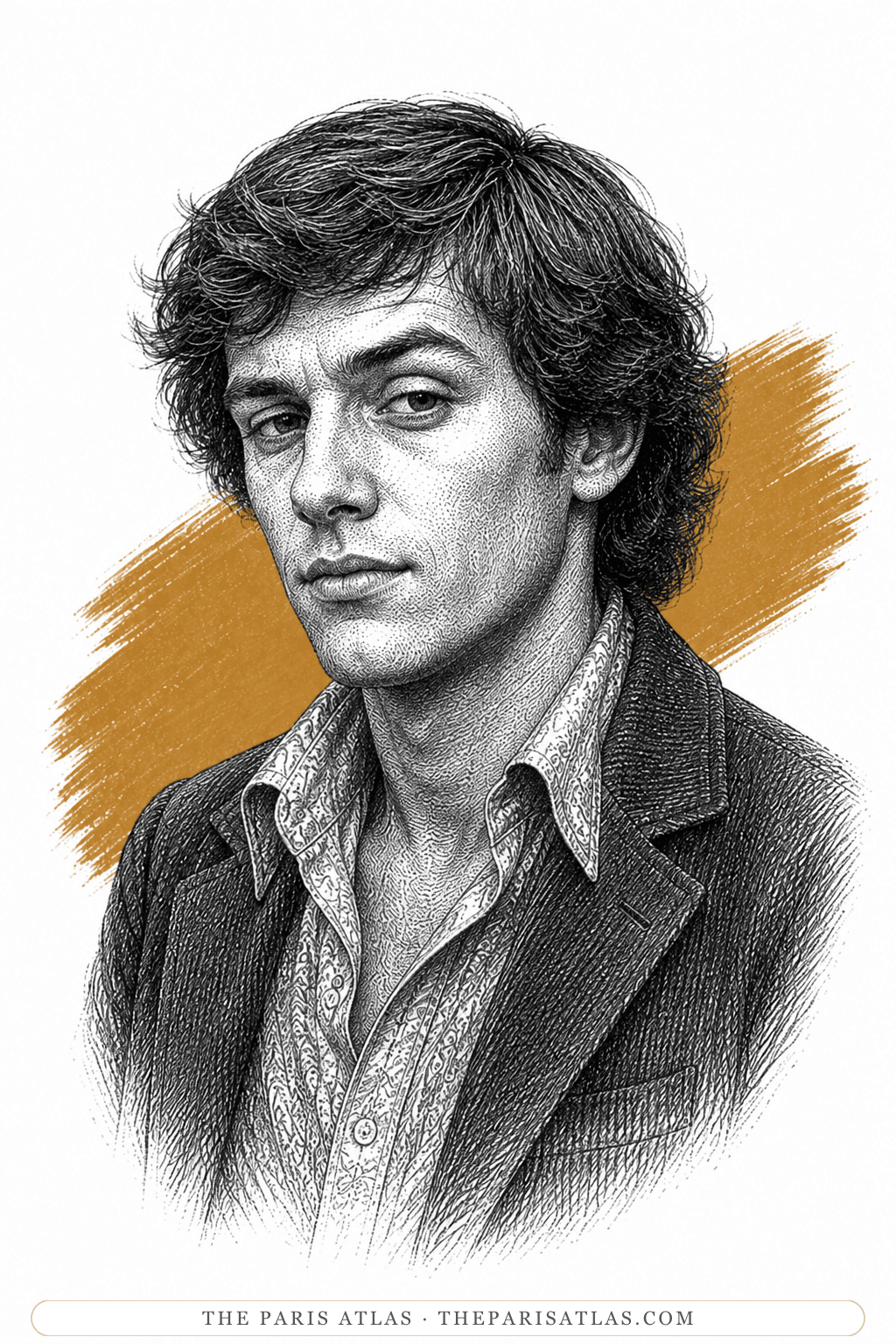 Illustrated portrait of Alex Cooper