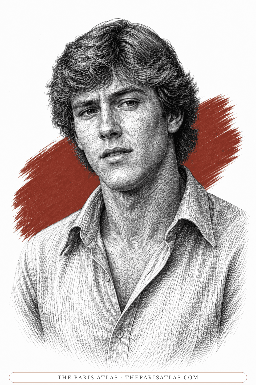 Illustrated portrait of Brad