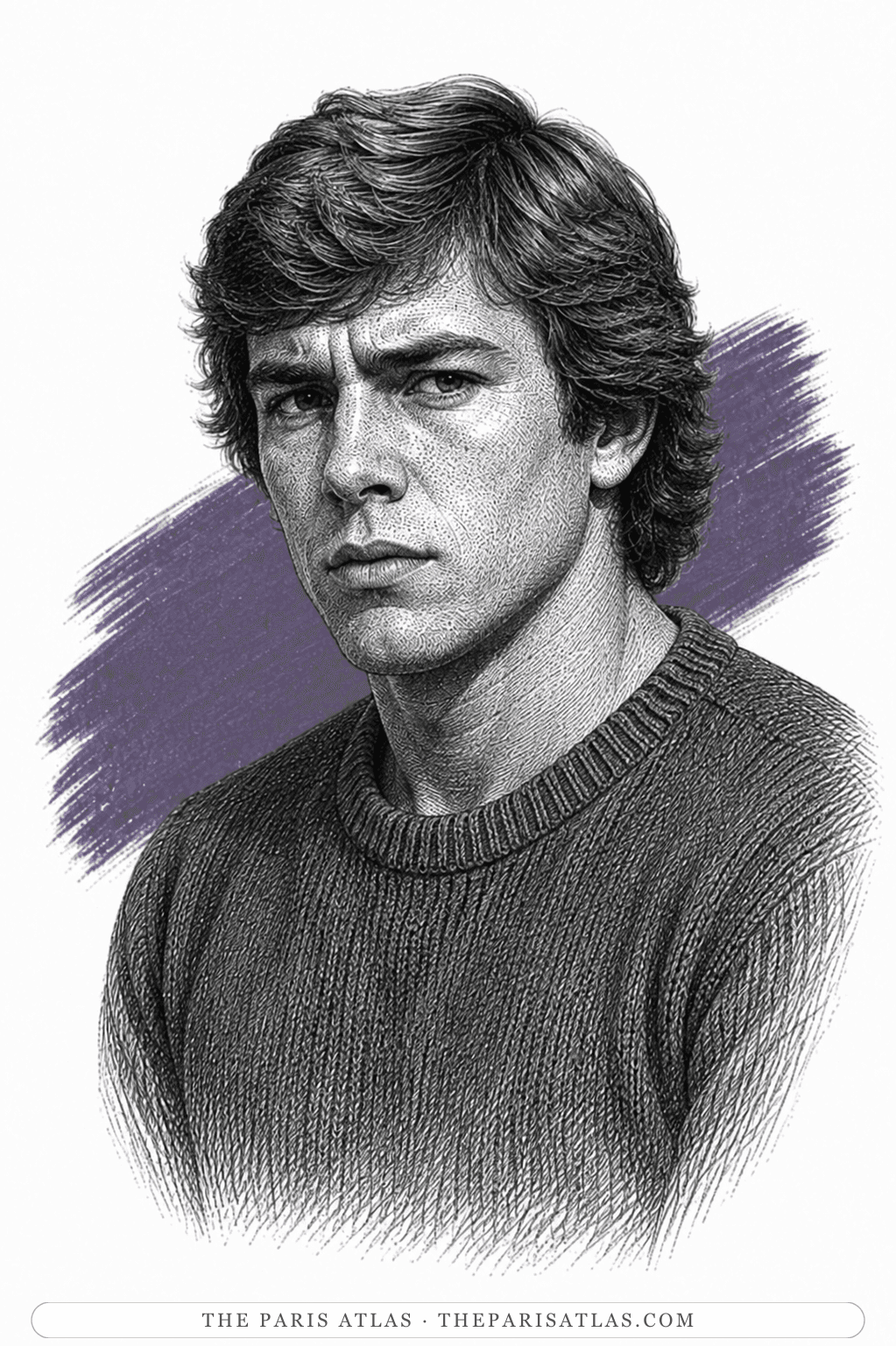 Illustrated portrait of Eric