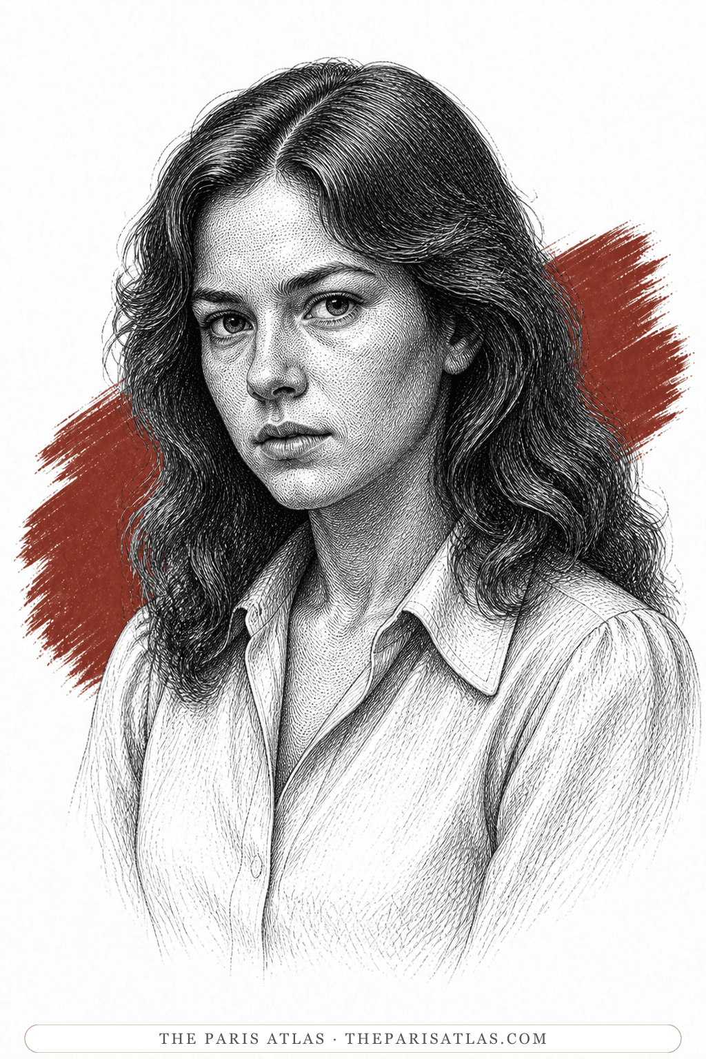 Illustrated portrait of Laurie Saunders