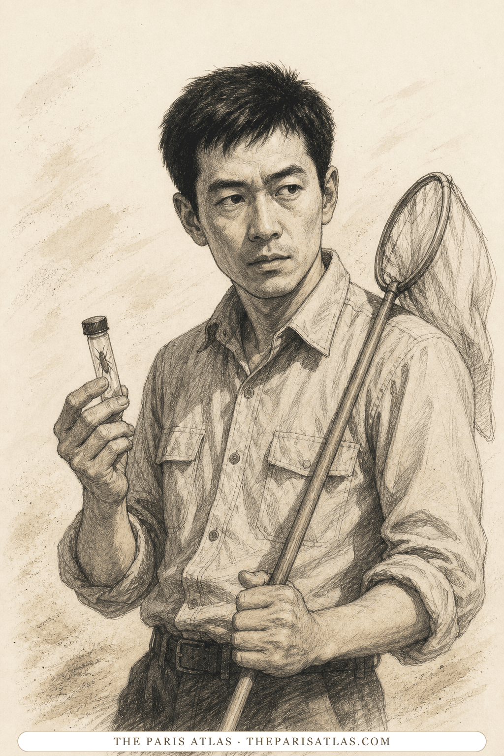 Illustrated portrait of Niki Jumpei