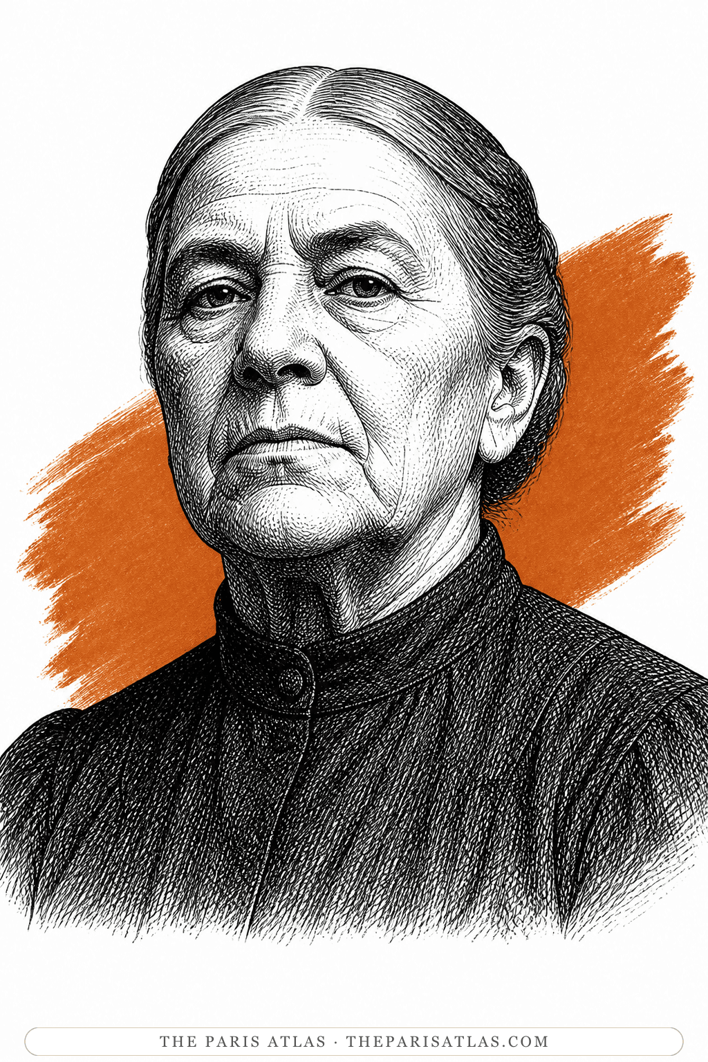 Illustrated portrait of Grandmother (Catherine Marie Cardona Sintès)