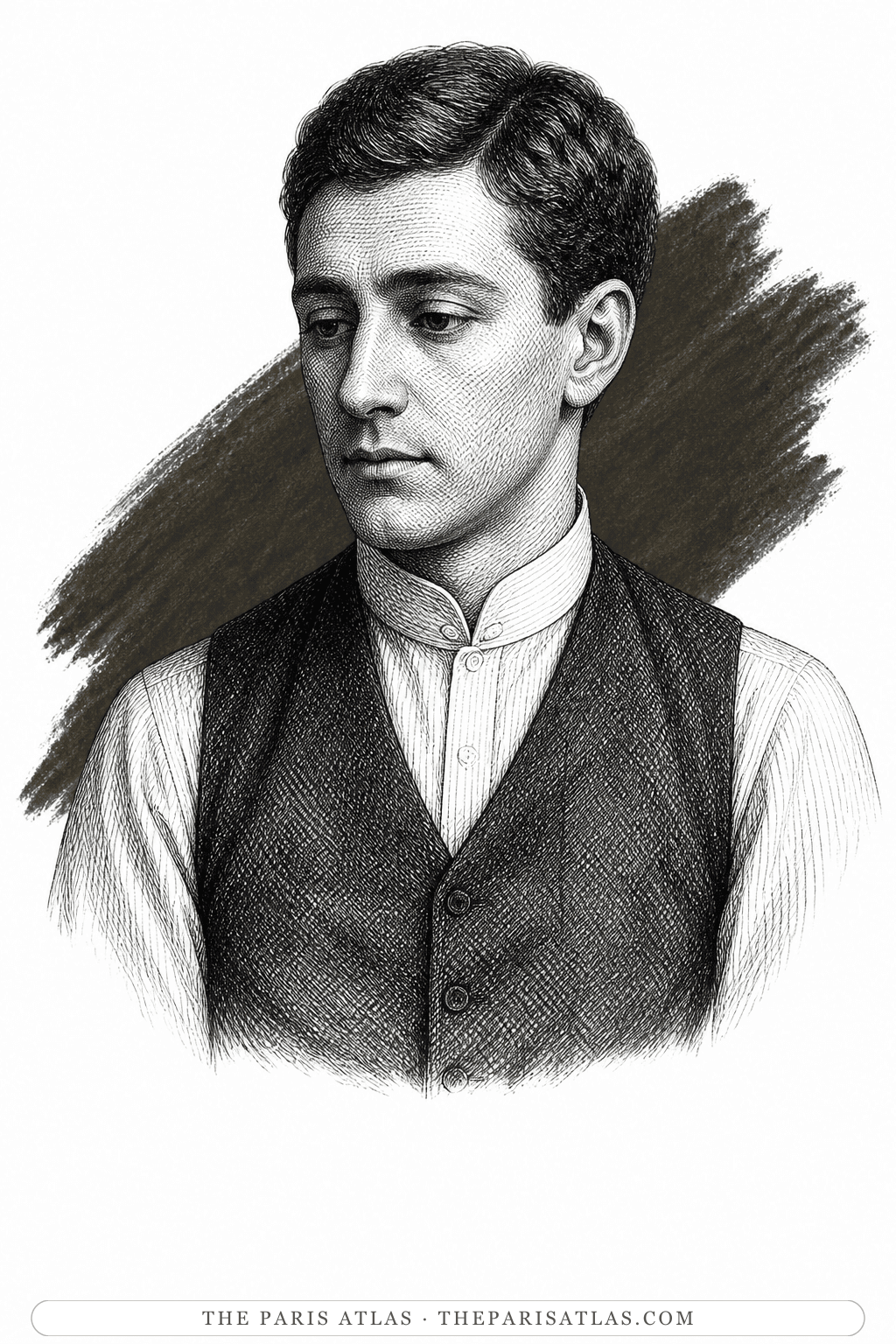 Illustrated portrait of Herman Kreder