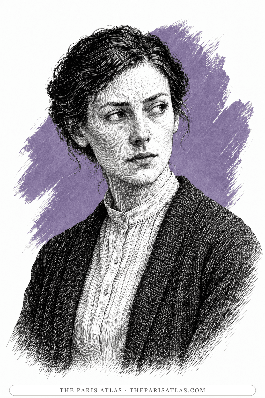 Illustrated portrait of Lily Briscoe